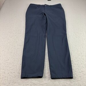 7 Diamonds Pants Mens 32x32 (32x29) Blue Infinity Chino Stretch Performance Slim